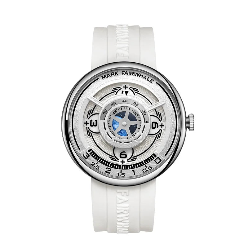 Mark Fairwhale 5990 Moda Masculina Relógio de Quartzo Design Criativo Pulseira de Silicone À Prova D 'Água Luminosa Esportes Relógios Casuais para Homens
