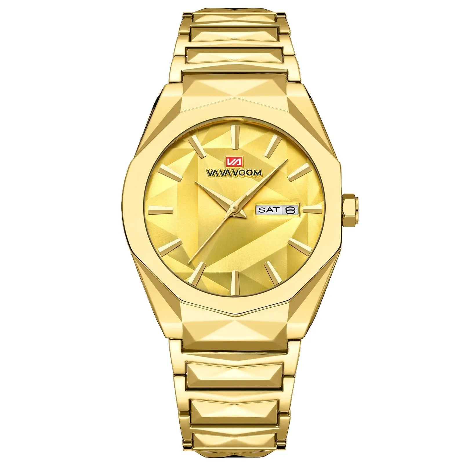 Novo relógio masculino tendência de negócios calendário duplo à prova dwaterproof água aço inoxidável mudança cor dial masculino moda relógio quartzo relógios