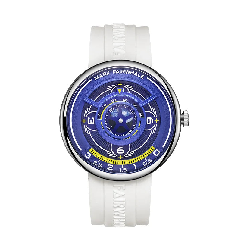Mark Fairwhale 5990 Moda Masculina Relógio de Quartzo Design Criativo Pulseira de Silicone À Prova D 'Água Luminosa Esportes Relógios Casuais para Homens