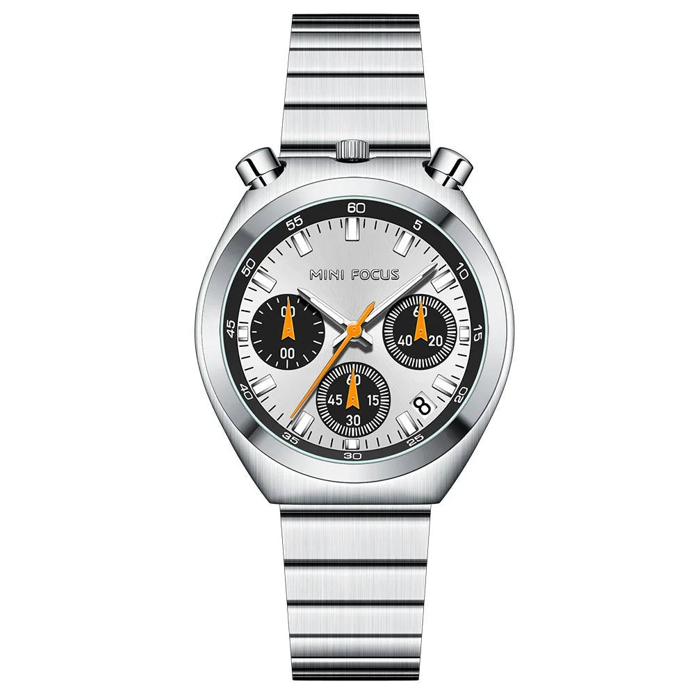 Mini foco 0491 relógios femininos de quartzo elegante relógio multifuncional para mulheres moda relógio de pulso à prova d'água presente reloj mujer 