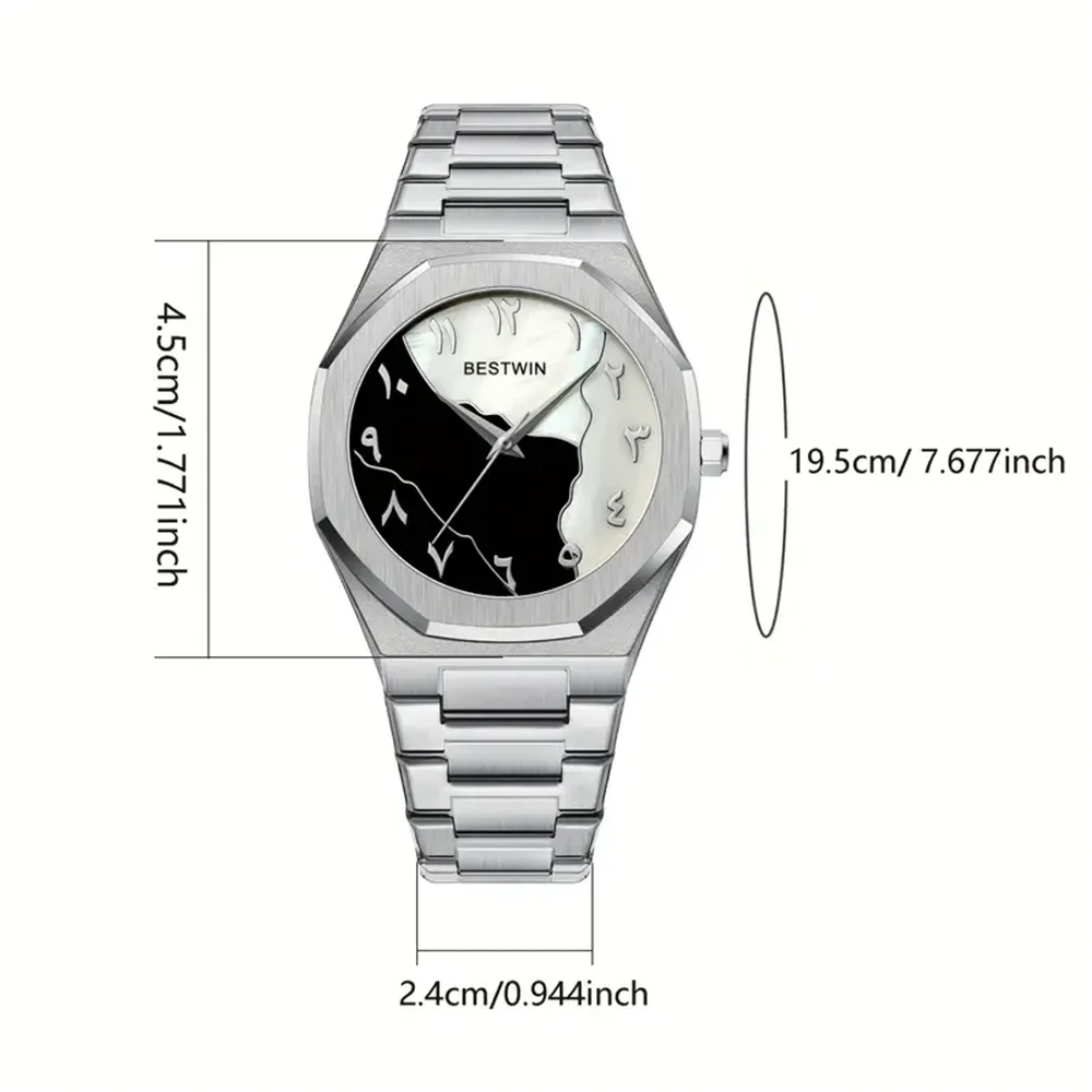 2025 novo luxo relógio de quartzo homem à prova dwaterproof água luminosa data semana relógio masculino militar aço inoxidável relógios esporte masculino