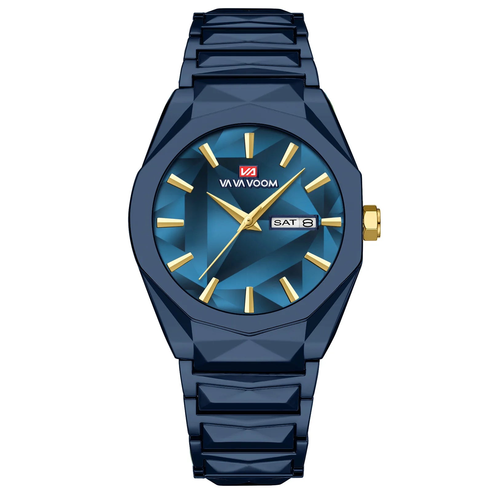 Novo relógio masculino tendência de negócios calendário duplo à prova dwaterproof água aço inoxidável mudança cor dial masculino moda relógio quartzo relógios