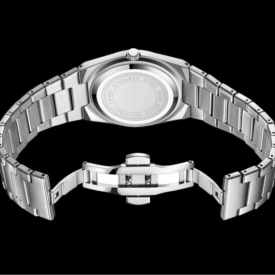Chenxi 683 relógios de quartzo masculino negócios moda relógio calendário luminoso simples à prova dwaterproof água elegante relógio de pulso masculino reloj hombre