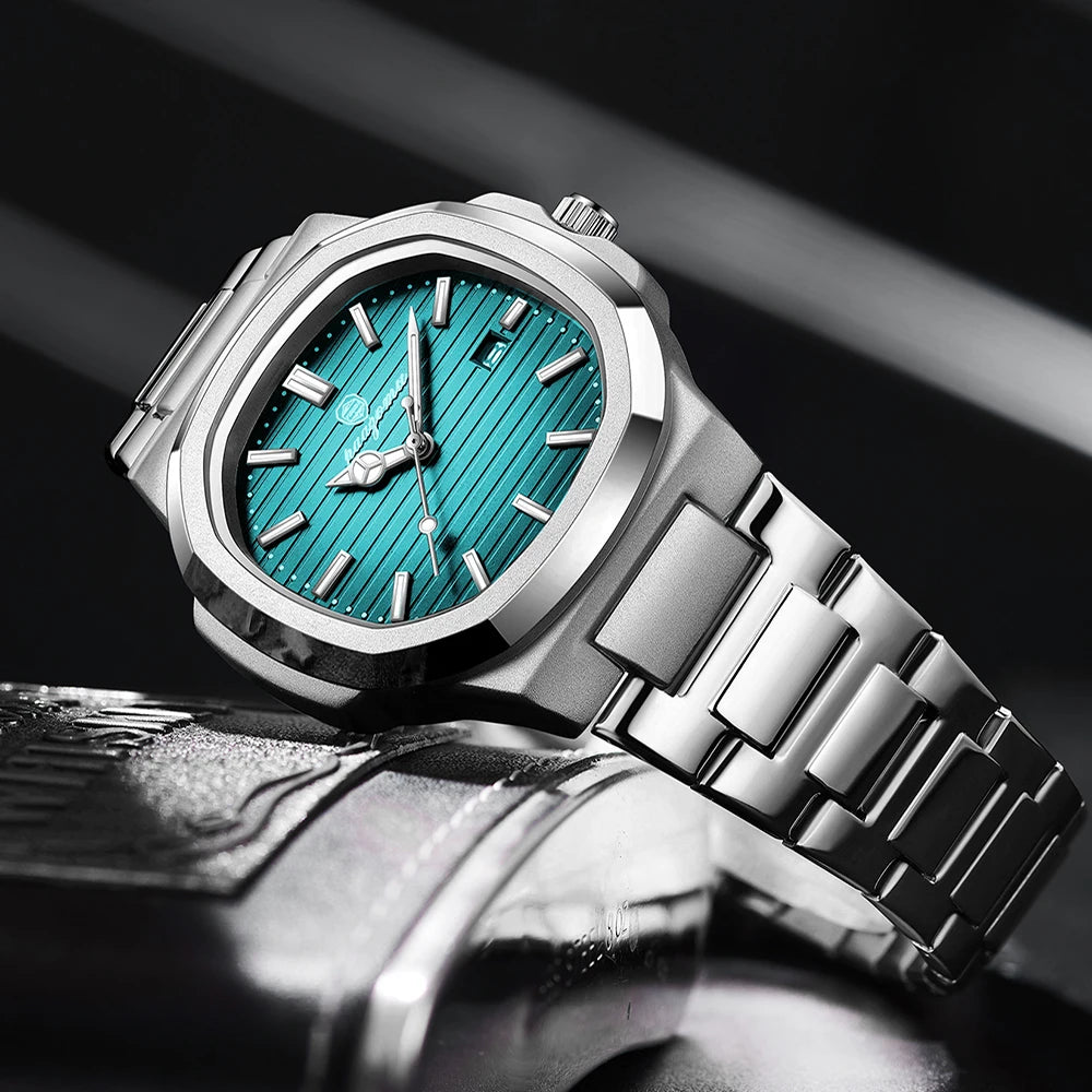 2025 novo relógio masculino de quartzo à prova dwaterproof água relógio de negócios dos homens relógios marca superior relógio de luxo cronógrafo reloj hombre