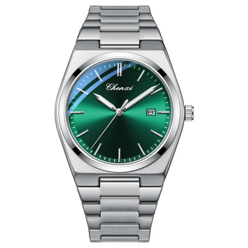 Chenxi 683 relógios de quartzo masculino negócios moda relógio calendário luminoso simples à prova dwaterproof água elegante relógio de pulso masculino reloj hombre