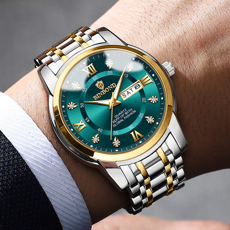 2025 marca superior de luxo moda mergulhador relógio masculino 30atm à prova dwaterproof água data relógio esporte relógios masculino quartzo relógio pulso relogio masculino