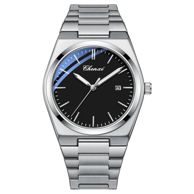 Chenxi 683 relógios de quartzo masculino negócios moda relógio calendário luminoso simples à prova dwaterproof água elegante relógio de pulso masculino reloj hombre