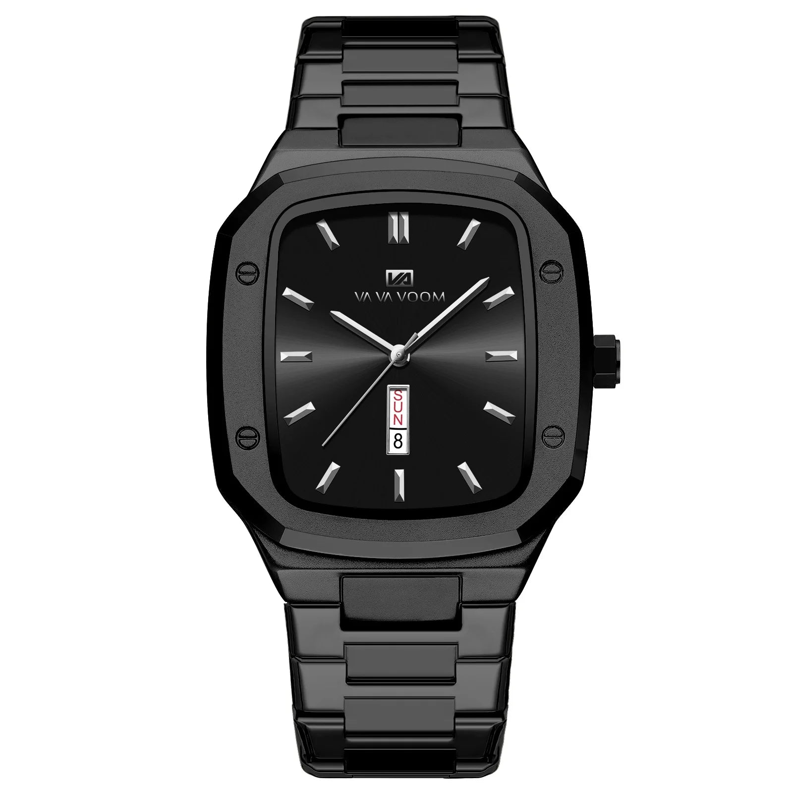 Relógio masculino high end negócios à prova dwaterproof água criativo duplo calendário tira de aço alta qualidade moda masculina relógios quartzo