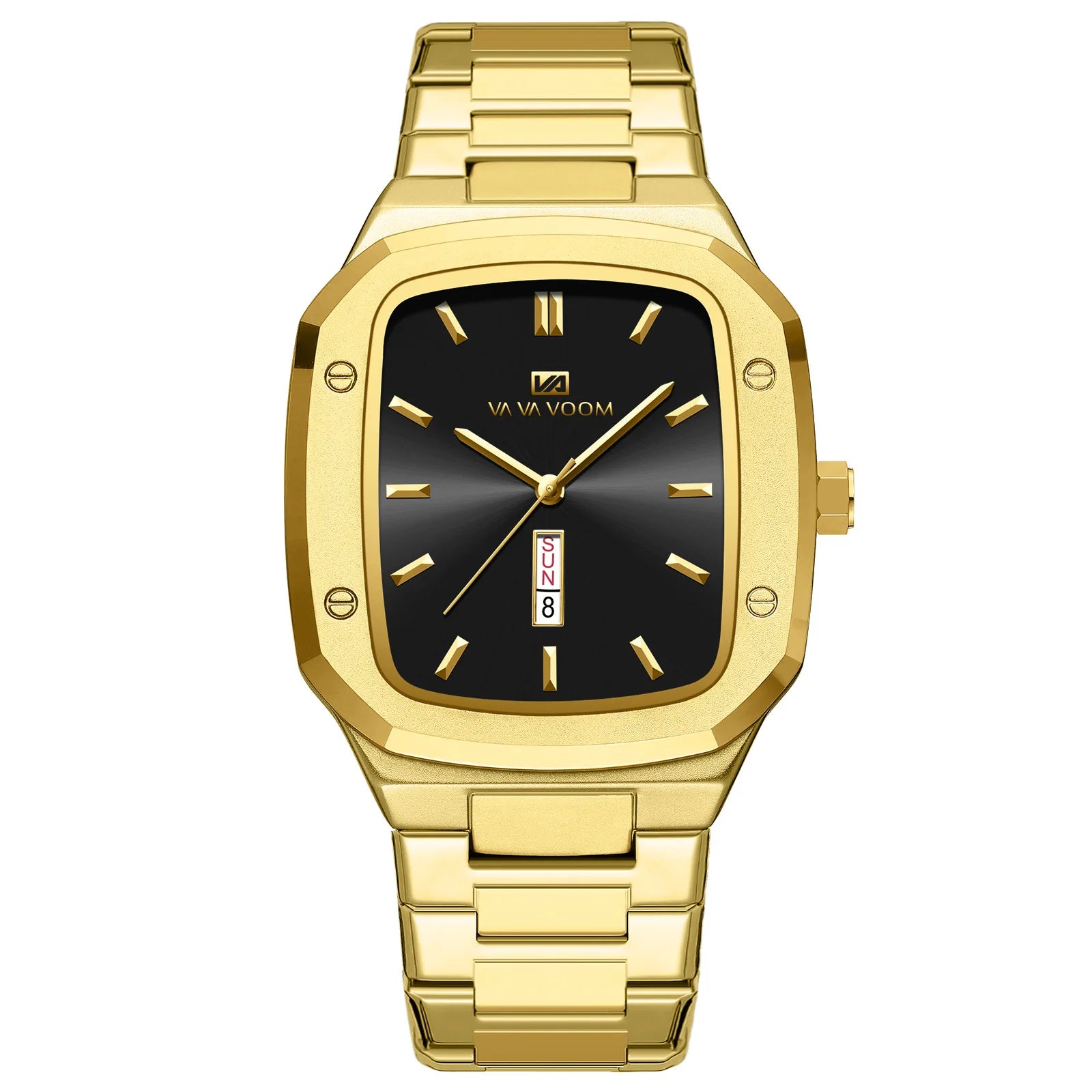 Relógio masculino high end negócios à prova dwaterproof água criativo duplo calendário tira de aço alta qualidade moda masculina relógios quartzo