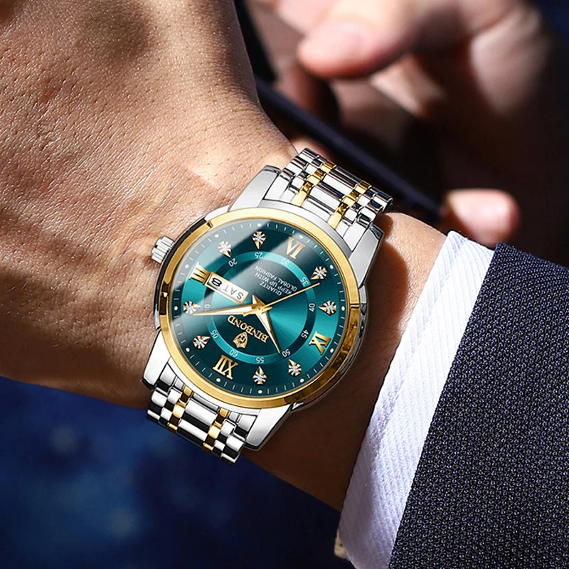 2025 marca superior de luxo moda mergulhador relógio masculino 30atm à prova dwaterproof água data relógio esporte relógios masculino quartzo relógio pulso relogio masculino