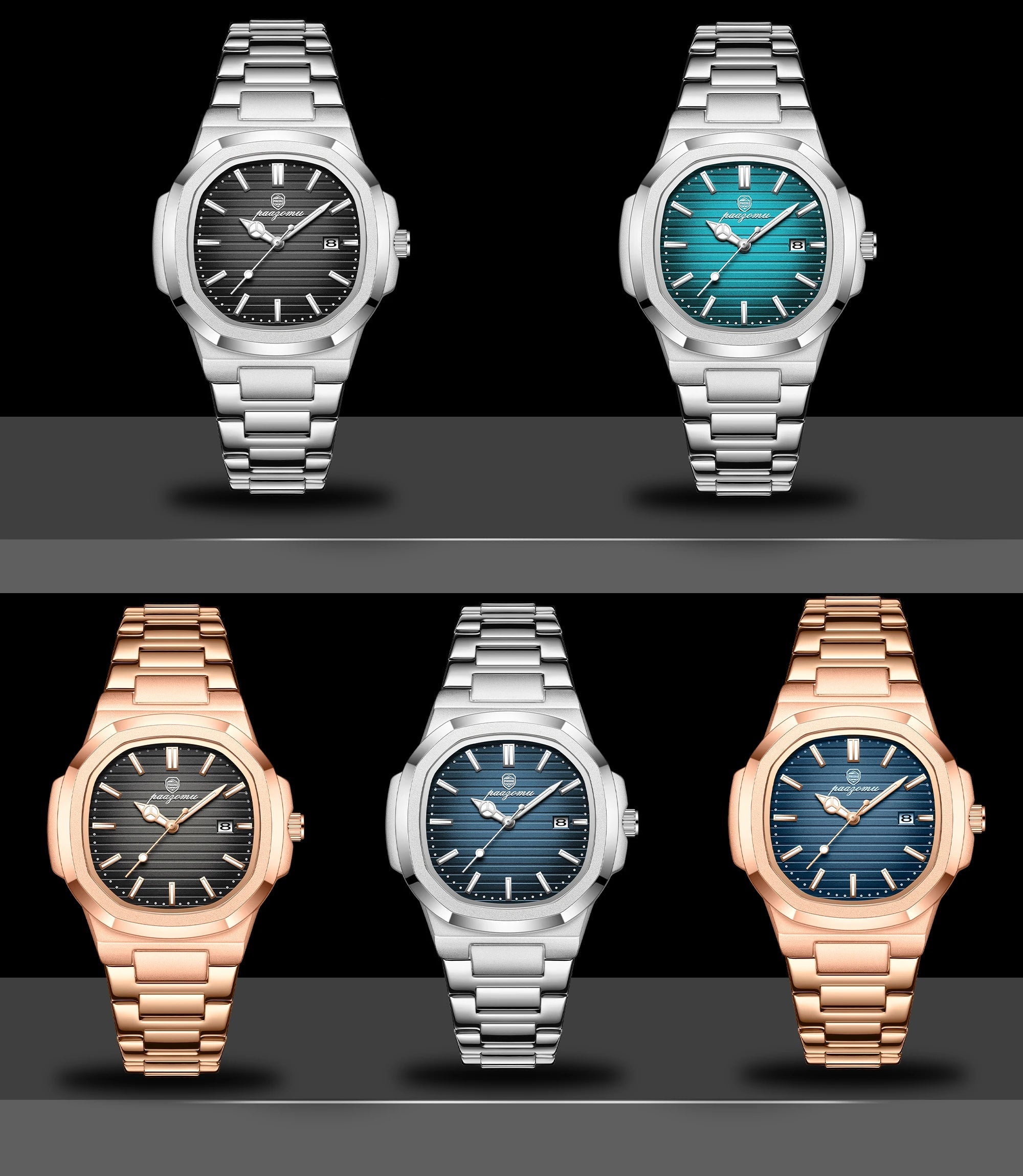 2025 novo relógio masculino de quartzo à prova dwaterproof água relógio de negócios dos homens relógios marca superior relógio de luxo cronógrafo reloj hombre
